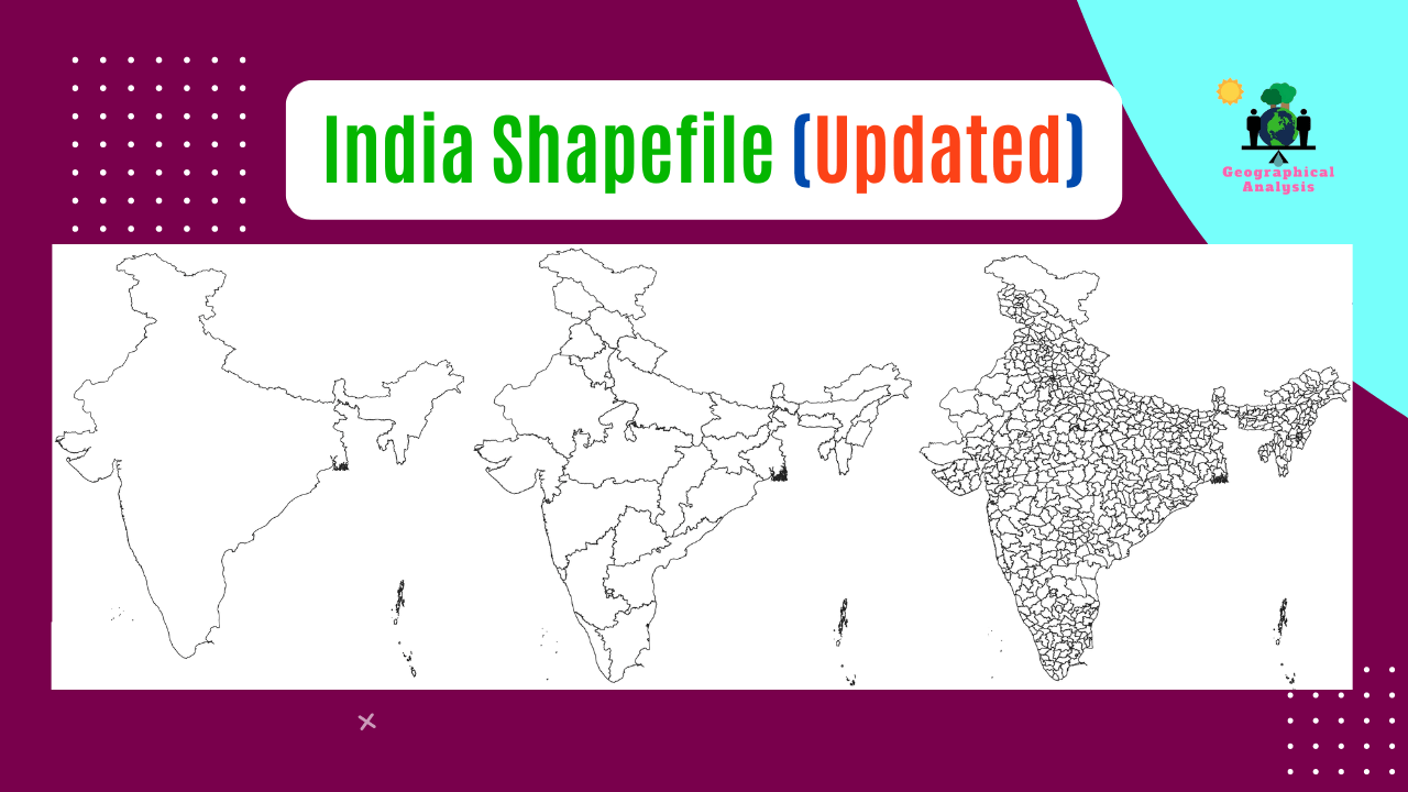 India Shapefile with all States