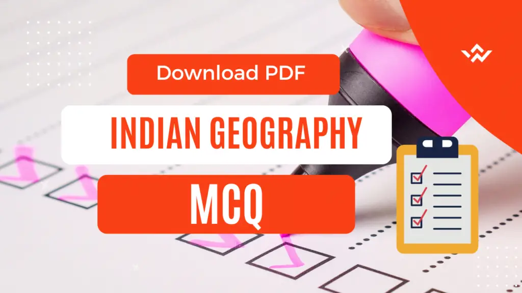 Indian Geography pdf free Download Top 100 MCQs