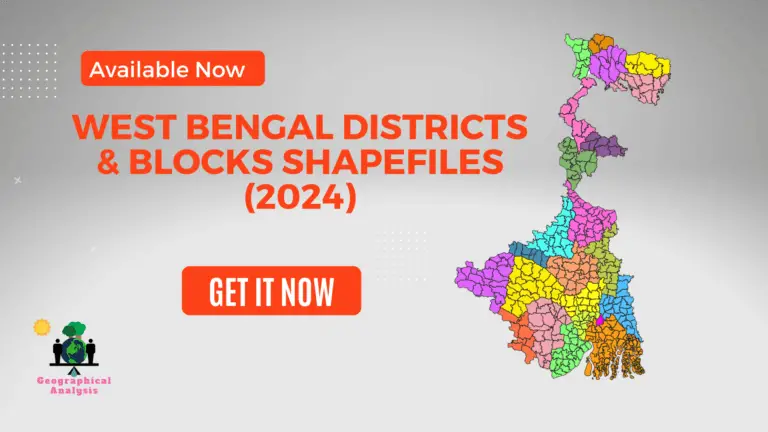 West Bengal Districts and Blocks Shapefile
