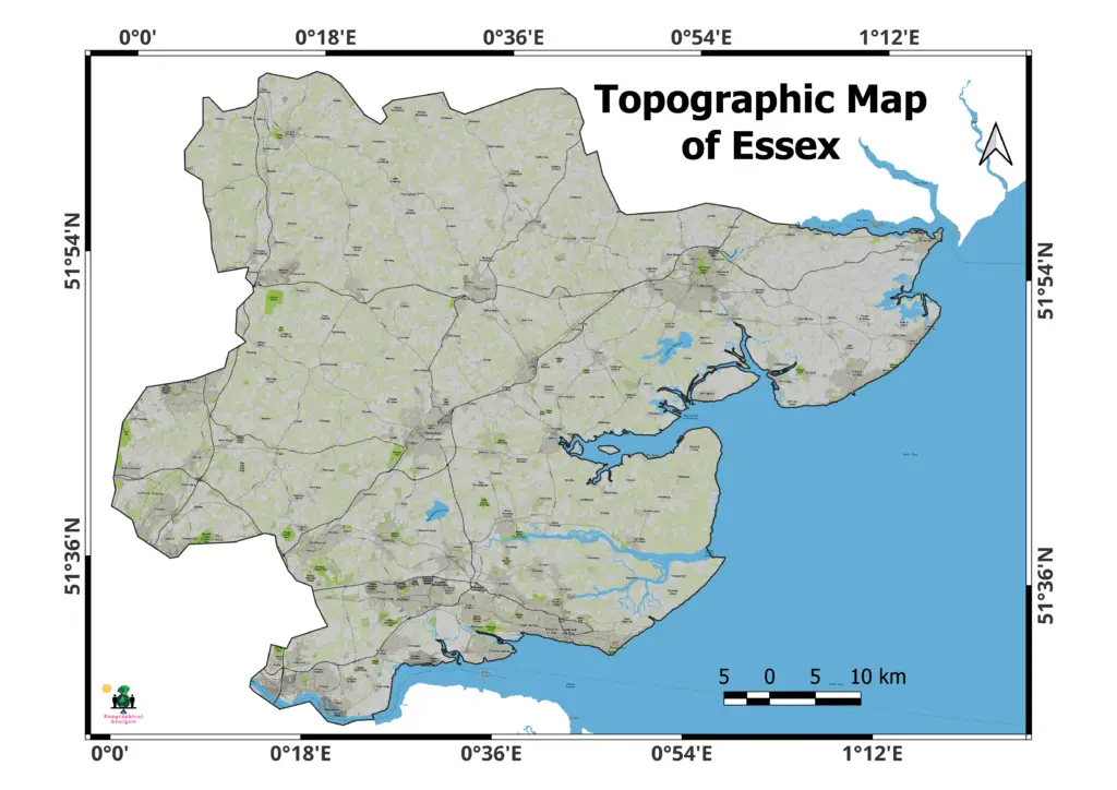 Topographic Map of Essex