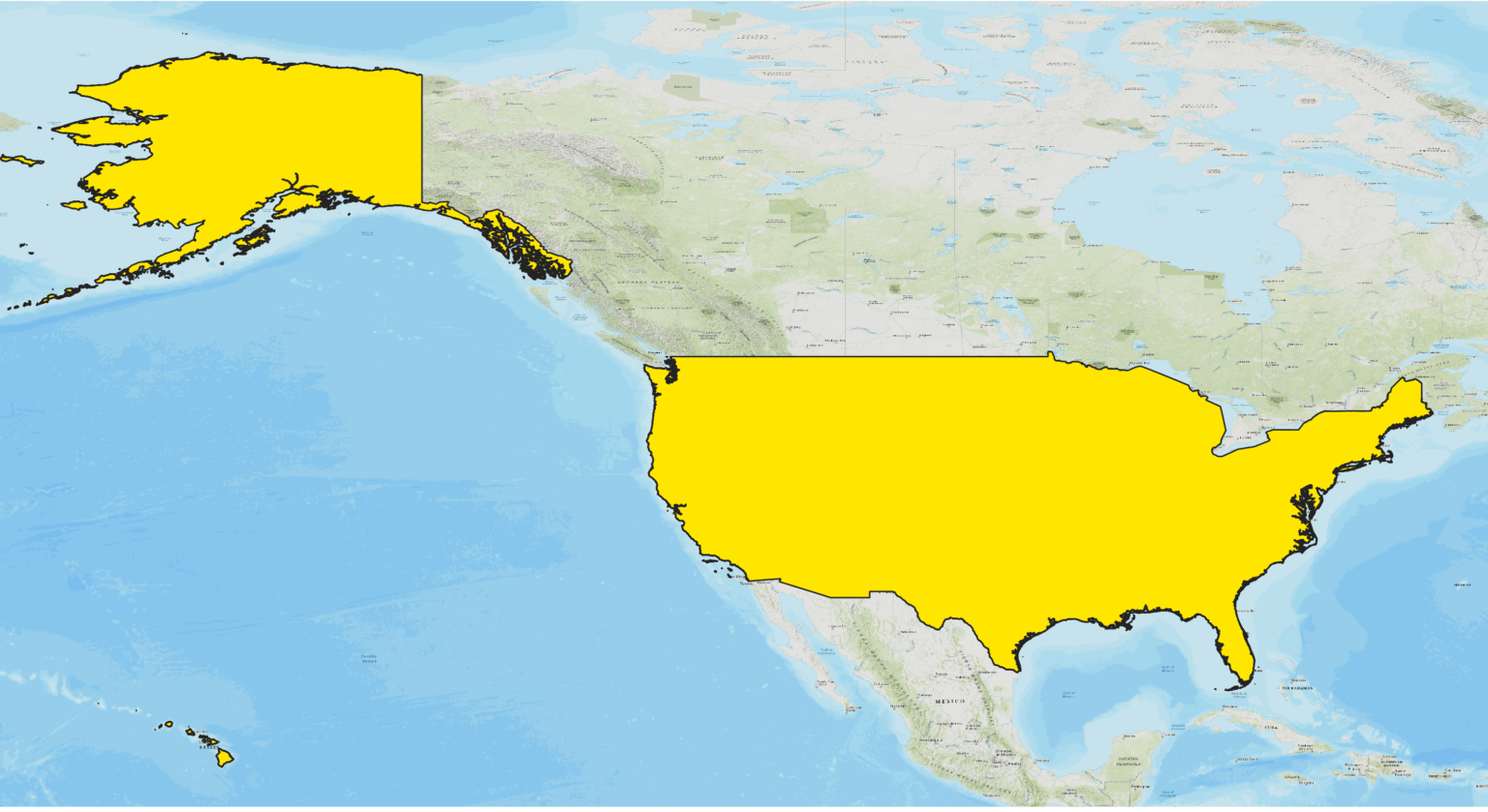 Free Download United States Shapefile (Updated) - Geographical Analysis