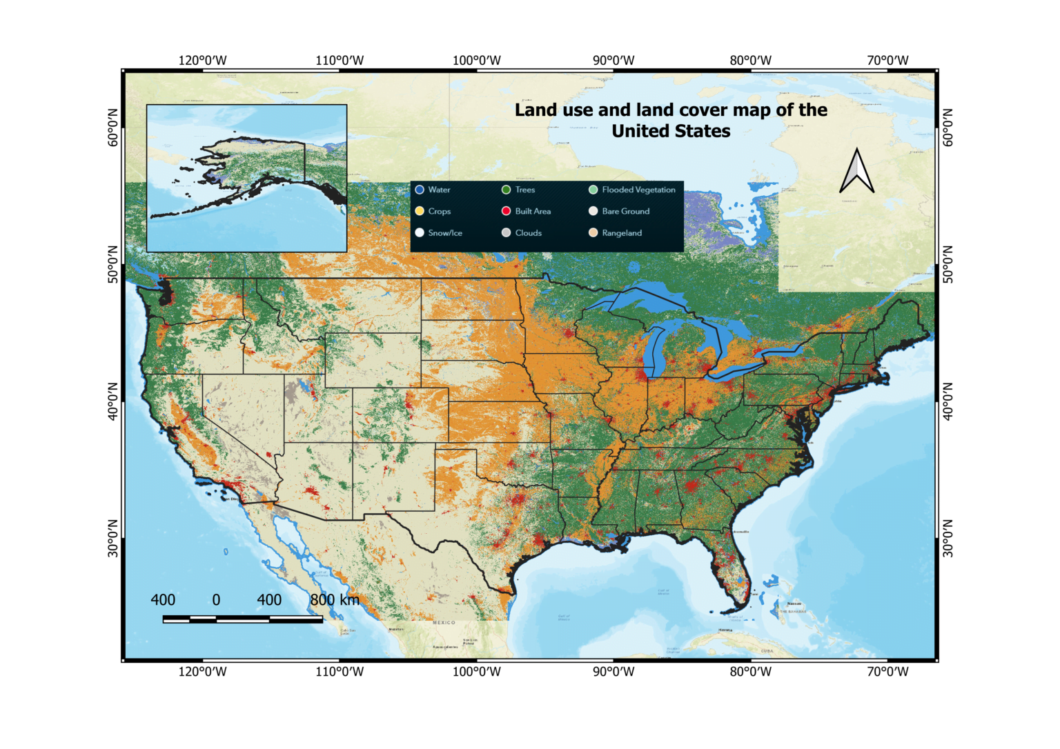 Download map of the United States (High Quality) - Geographical Analysis