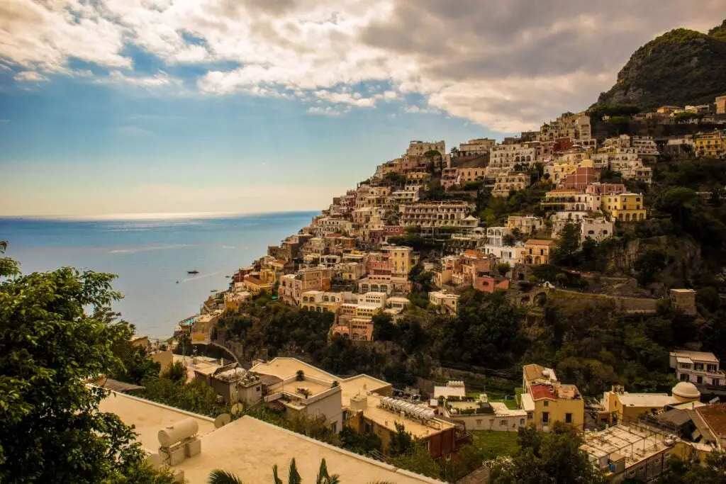 Landscape of Positano, Italy