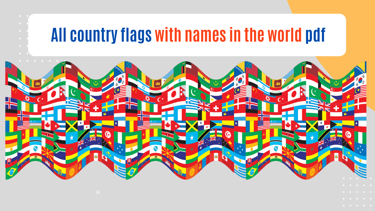 All country flags with names in the world pdf