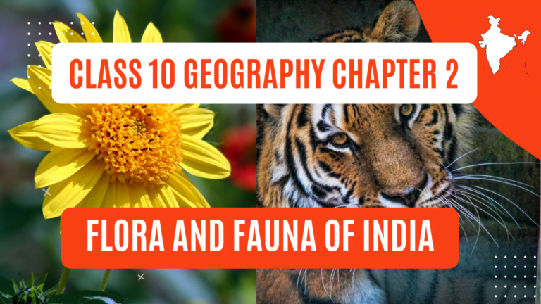 Class 10 Geography Chapter 2- Flora and Fauna of India