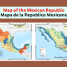 Map of the Mexican Republic (Mapa de la Republica Mexicana)