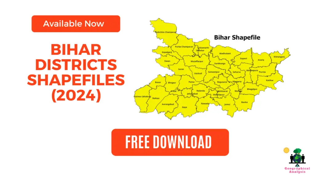 Bihar Districts Shapefile