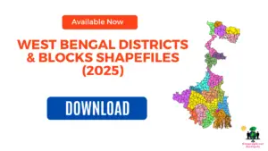 West Bengal Districts & Blocks Shapefiles (2025)