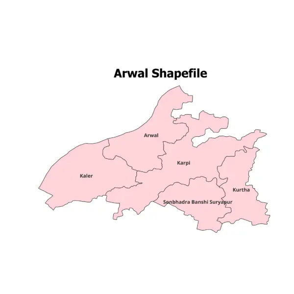 Arwal District Shapefile 2025 (Blocks Included)