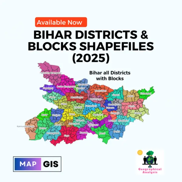 Bihar Shapefiles 2025 (All Districts & Blocks)