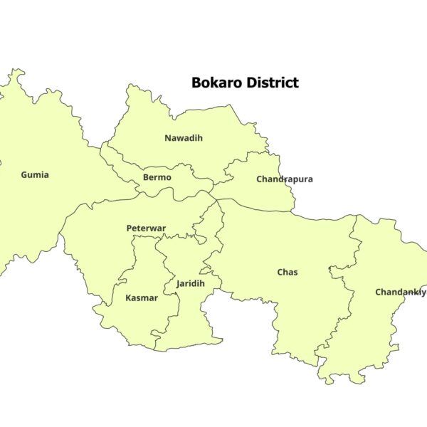 Bokaro District shapefile