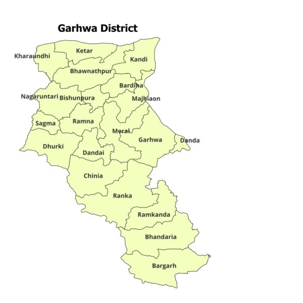 Garhwa District shapefile