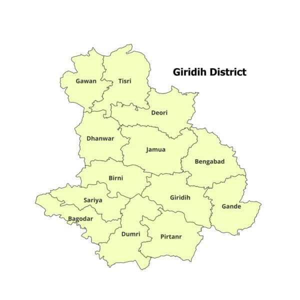 Giridih District shapefile
