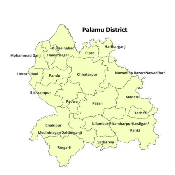 Palamu District shapefile
