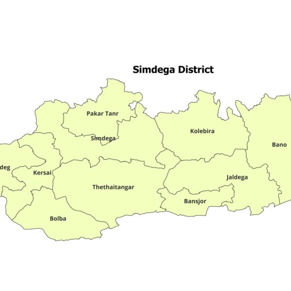 Simdega District shapefile